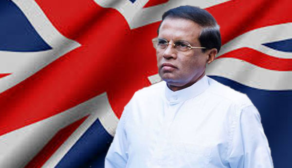 ஜானதிபதி மைத்திரிபால இங்கிலாந்து சுற்றுப்பயணத்தில்