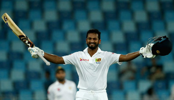 ‘இளஞ் சிவப்பு’ நிறப் பந்தில் திமுத் சதம் விளாசி சாதனை..