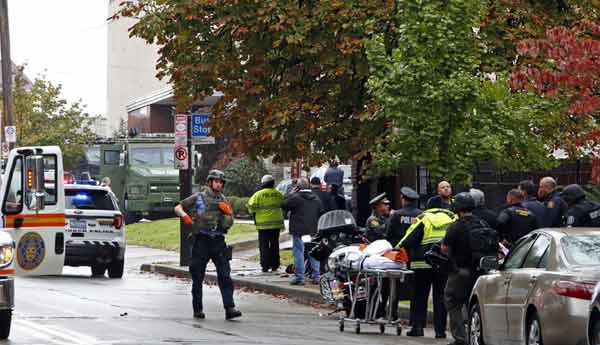 அமெரிக்காவின் பிட்ஸ்பர்க் நகரில் துப்பாக்கி சூடு – 11 பேர் உயிரிழப்பு…