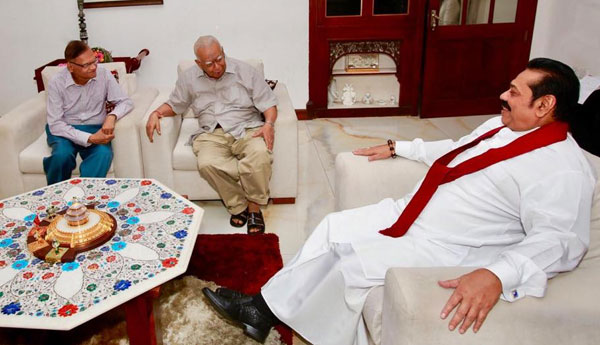 எதிர்கட்சித் தலைவர் சம்பந்தன் – பிரதமர் மஹிந்த இடையே சந்திப்பு…