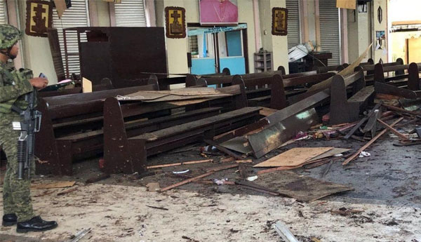 தேவாலயம் உட்பட இரண்டு இடங்களில் குண்டு வெடிப்பு – உயிரிழந்தோர் எண்ணிக்கை அதிகரிப்பு…