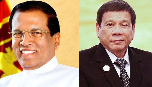 இலங்கை – பிலிப்பின்ஸ் ஜனாதிபதிகள் இடையே இன்று(16) சந்திப்பு…