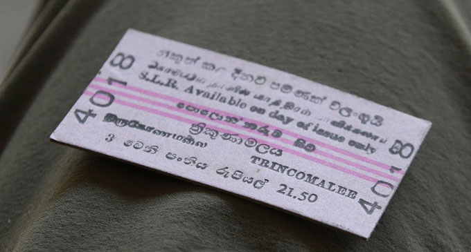 வருடங்கள் 200 பழமை வாய்ந்த ரயில் பயணச்சீட்டு மாறுகிறது