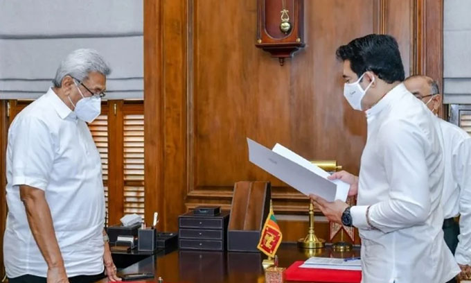 இராஜாங்க அமைச்சராக ரொஷான் ரணசிங்க இராஜாங்க அமைச்சராக ரொஷான் ரணசிங்க